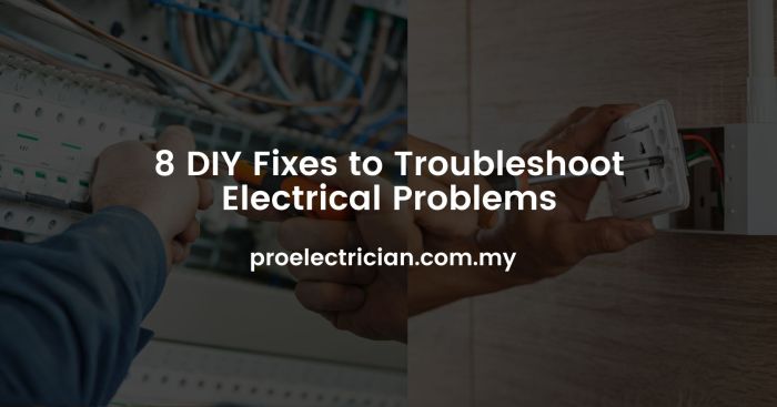 Electrical handle problems common installations